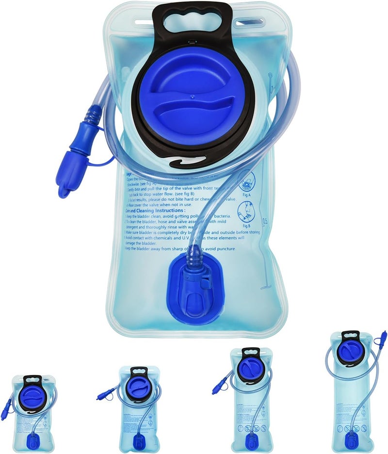 Mdvora 1.5L/2L/2.5L/3L Hydration Bladder, Large Opening Water Storage Bladder Bag, for Cycling Hiking Camping - Image 1